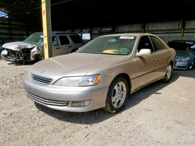 JT8BF28G8Y5087681 - 2000 LEXUS ES 300 BEIGE photo 2