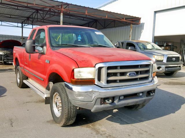 1FTNX21L1XEA71534 - 1999 FORD F250SUPDTY RED photo 1