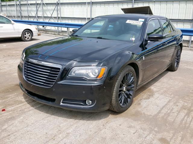 2C3CCADT2CH315319 - 2012 CHRYSLER 300 S BLACK photo 2