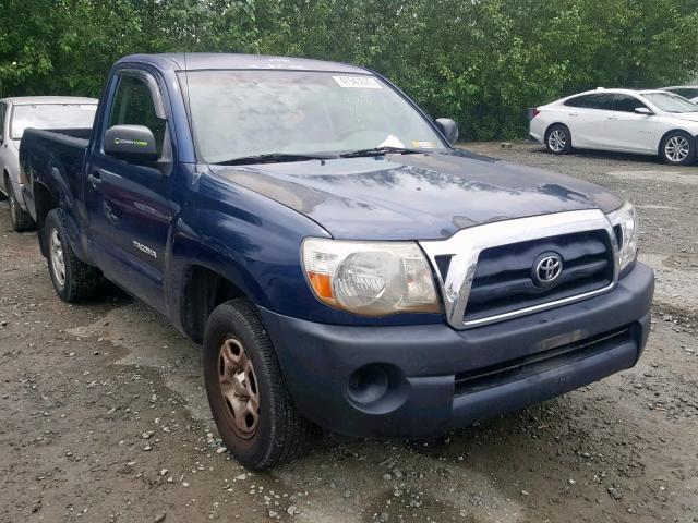 5TENX22N17Z333596 - 2007 TOYOTA TACOMA BLUE photo 1