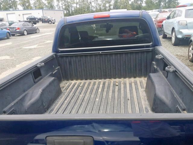 5TENX22N17Z333596 - 2007 TOYOTA TACOMA BLUE photo 6