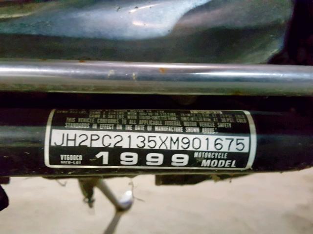 JH2PC2135XM901675 - 1999 HONDA VT600 CD BLACK photo 10