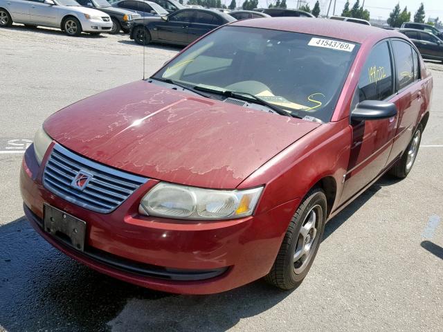 1G8AJ52FX5Z129747 - 2005 SATURN ION LEVEL RED photo 2