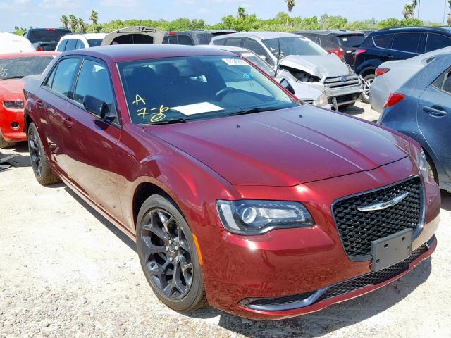 2C3CCAAG4KH614400 - 2019 CHRYSLER 300 TOURIN MAROON photo 1