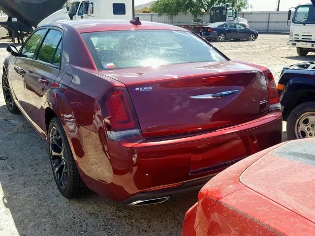 2C3CCAAG4KH614400 - 2019 CHRYSLER 300 TOURIN MAROON photo 3