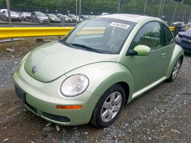 3VWRW31C07M514032 - 2007 VOLKSWAGEN NEW BEETLE მწვანე ფოტო 2