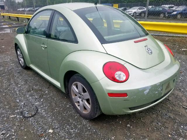 3VWRW31C07M514032 - 2007 VOLKSWAGEN NEW BEETLE მწვანე ფოტო 3