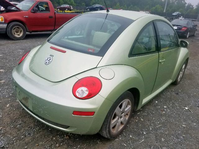 3VWRW31C07M514032 - 2007 VOLKSWAGEN NEW BEETLE მწვანე ფოტო 4