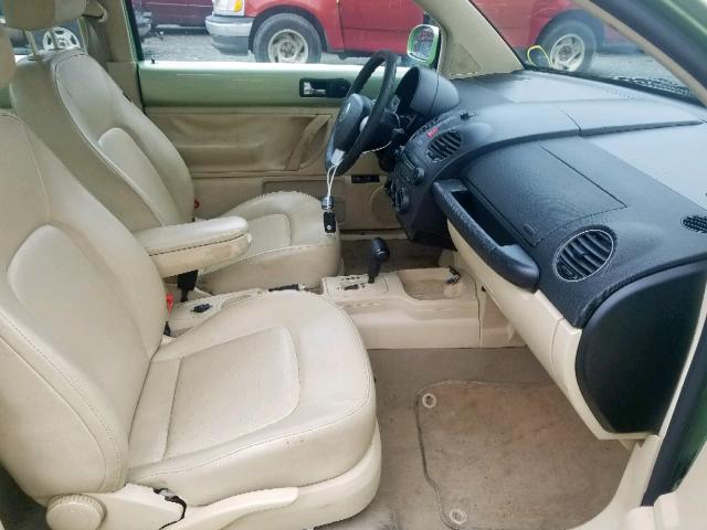 3VWRW31C07M514032 - 2007 VOLKSWAGEN NEW BEETLE მწვანე ფოტო 5