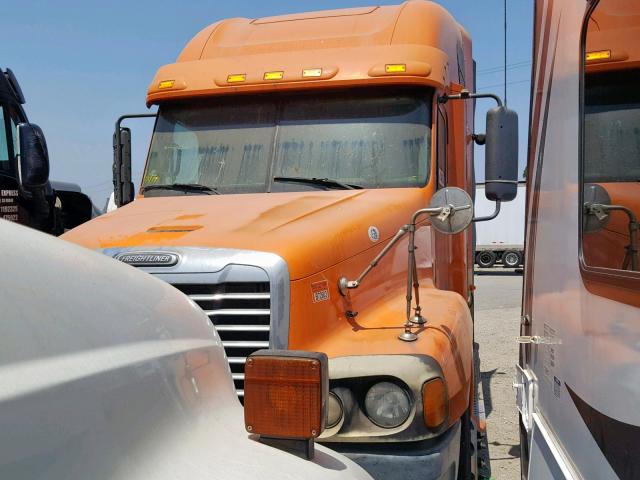 1FUJBBCK08LY25742 - 2008 FREIGHTLINER CONVENTION ORANGE photo 2