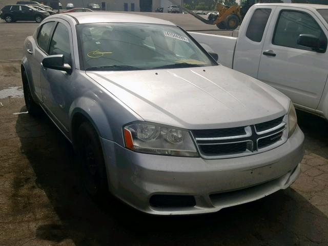 1B3BD4FB8BN523089 - 2011 DODGE AVENGER EX SILVER photo 1