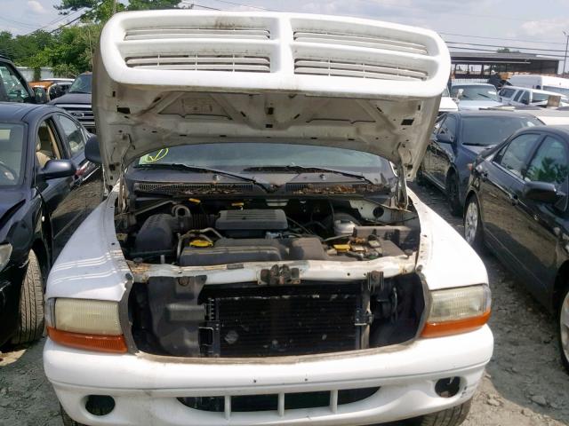 1B7HG38N42S659481 - 2002 DODGE DAKOTA QUA WHITE photo 9