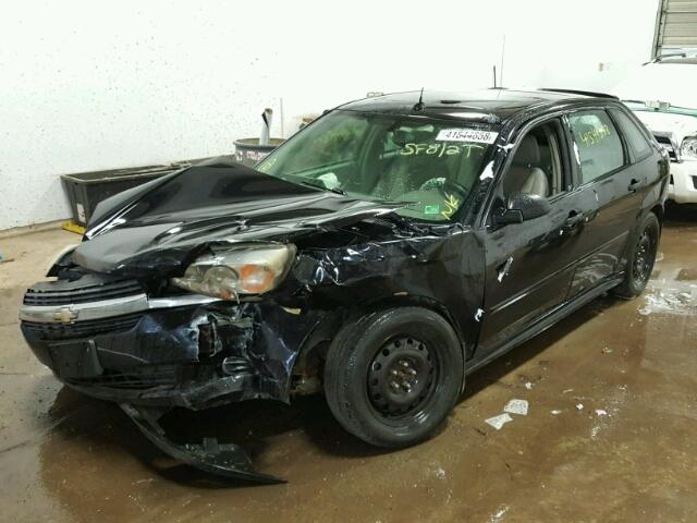1G1ZU64885F296140 - 2005 CHEVROLET MALIBU MAX შავი ფოტო 2