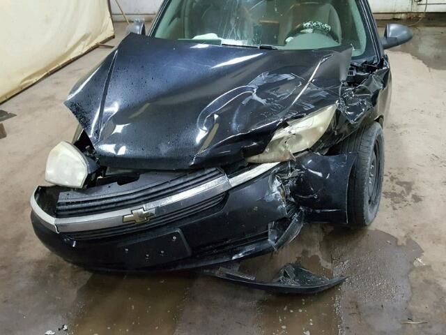 1G1ZU64885F296140 - 2005 CHEVROLET MALIBU MAX შავი ფოტო 7