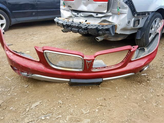 2CKDL63F266134089 - 2006 PONTIAC TORRENT RED photo 9