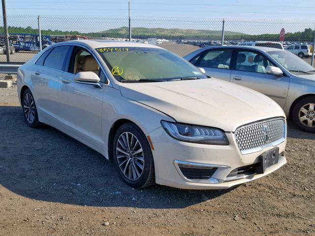 3LN6L5C91JR605392 - 2018 LINCOLN MKZ SELECT WHITE photo 1