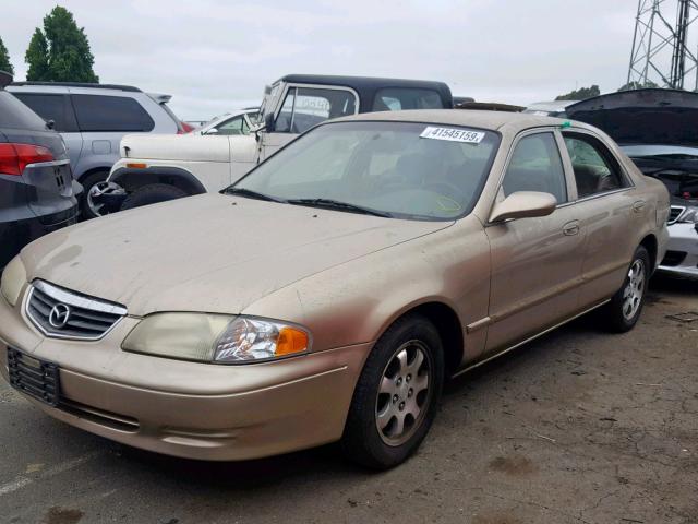 1YVGF22CX15233074 - 2001 MAZDA 626 ES GOLD photo 2