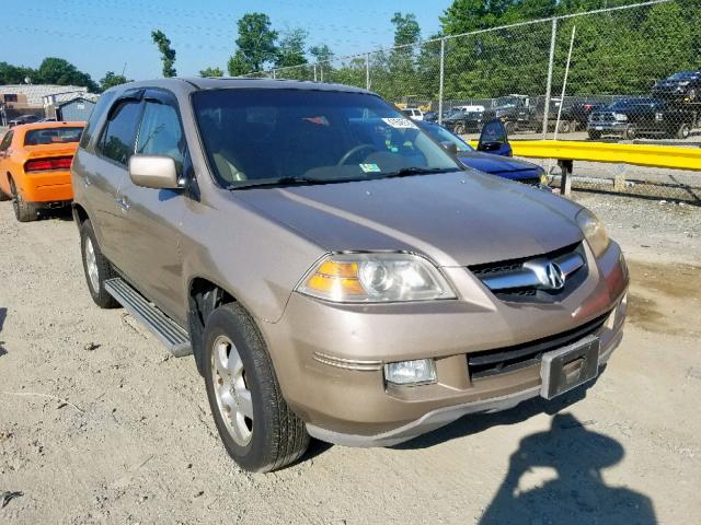 2HNYD18285H513951 - 2005 ACURA MDX GOLD photo 1