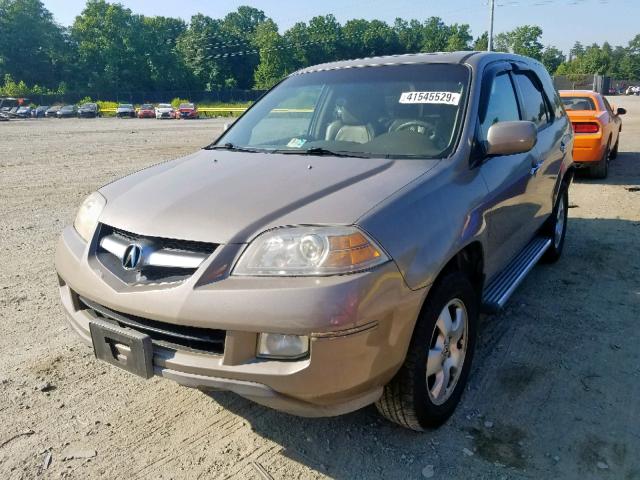 2HNYD18285H513951 - 2005 ACURA MDX GOLD photo 2