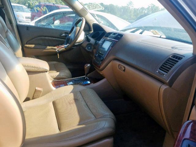 2HNYD18285H513951 - 2005 ACURA MDX GOLD photo 5