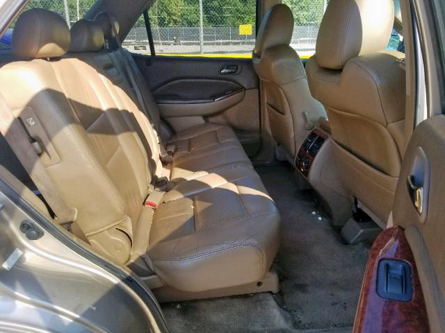 2HNYD18285H513951 - 2005 ACURA MDX GOLD photo 6