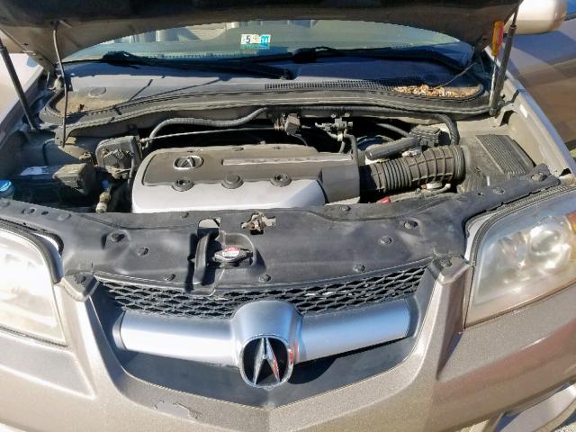 2HNYD18285H513951 - 2005 ACURA MDX GOLD photo 7