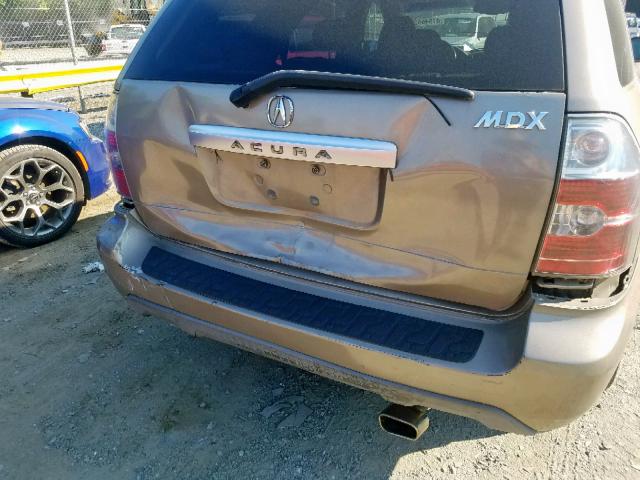 2HNYD18285H513951 - 2005 ACURA MDX GOLD photo 9