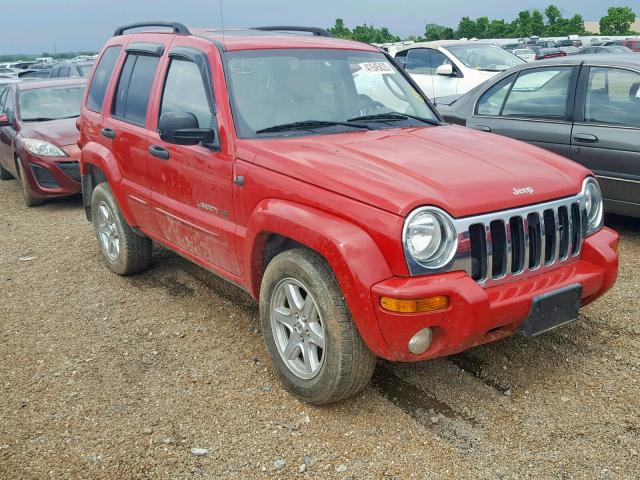 1J8GL58K23W717681 - 2003 JEEP LIBERTY LI RED photo 1