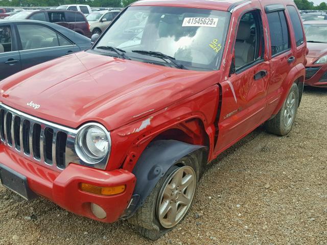 1J8GL58K23W717681 - 2003 JEEP LIBERTY LI RED photo 9