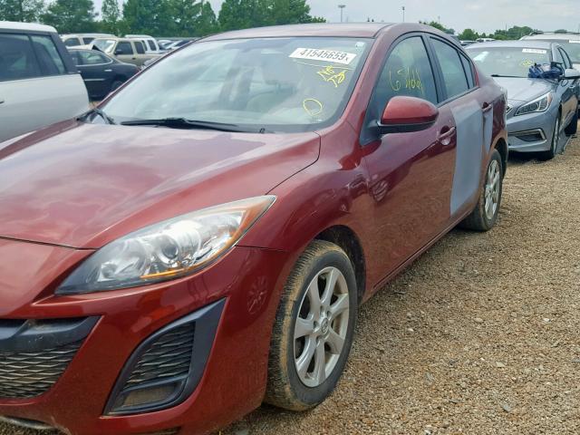 JM1BL1SF8A1314904 - 2010 MAZDA 3 I BURGUNDY photo 9