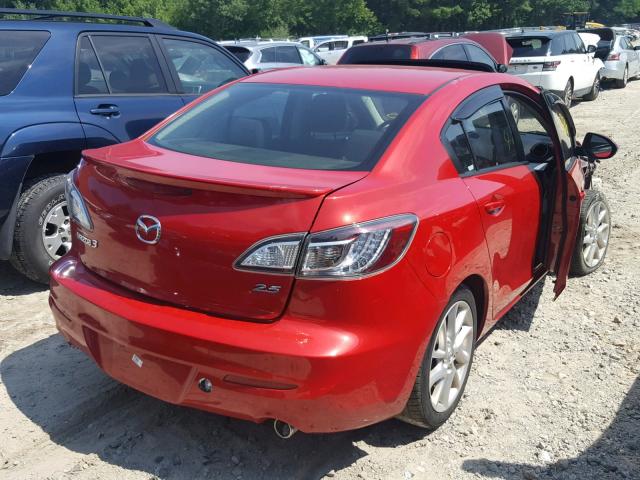 JM1BL1V97C1684296 - 2012 MAZDA 3 S RED photo 4