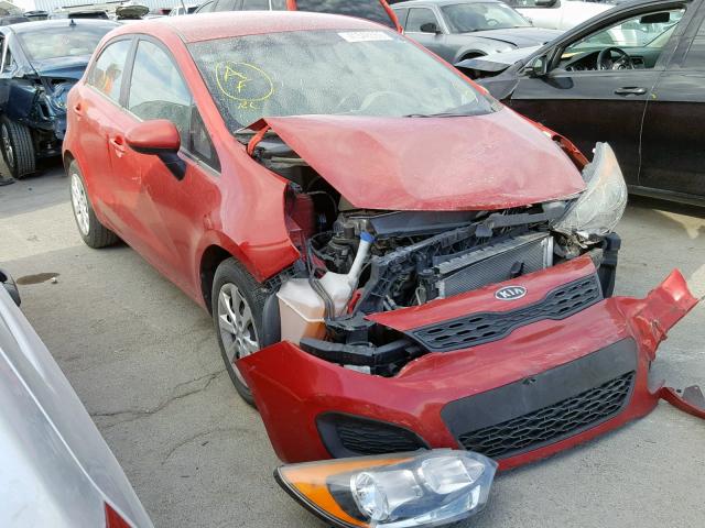 KNADM5A36C6074534 - 2012 KIA RIO LX RED photo 1