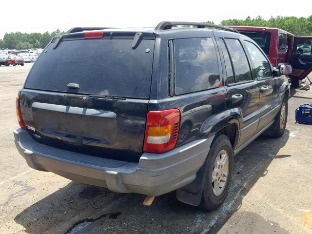 1J4GX48S92C112881 - 2002 JEEP GRAND CHER BLACK photo 4