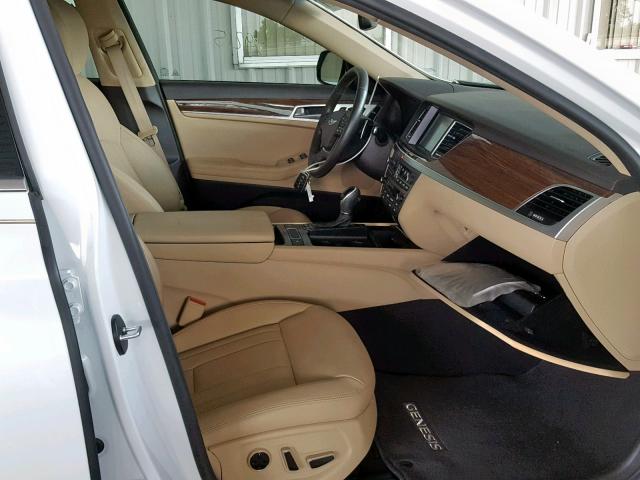 KMHGN4JE4HU187700 - 2017 GENESIS G80 BASE WHITE photo 5