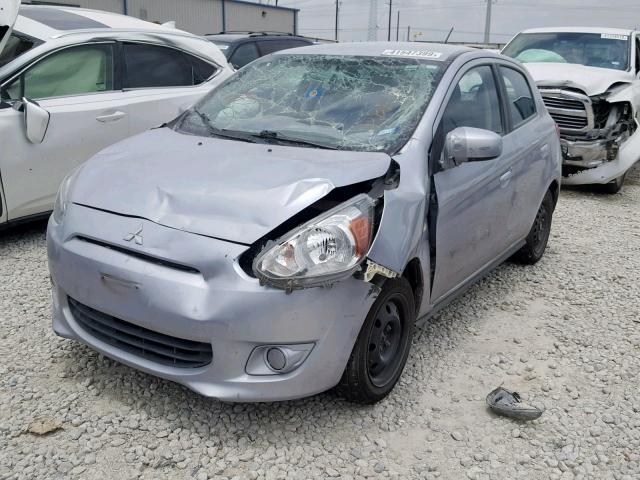 ML32A3HJ3FH041644 - 2015 MITSUBISHI MIRAGE DE SILVER photo 2