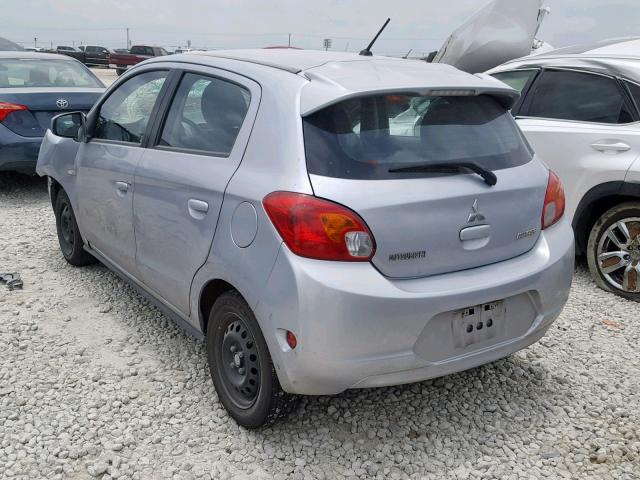 ML32A3HJ3FH041644 - 2015 MITSUBISHI MIRAGE DE SILVER photo 3