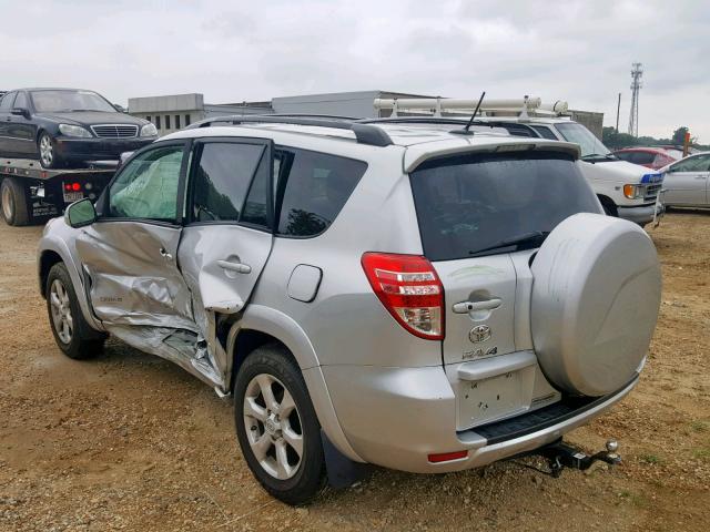 2T3DF4DV1BW089122 - 2011 TOYOTA RAV4 LIMIT SILVER photo 3