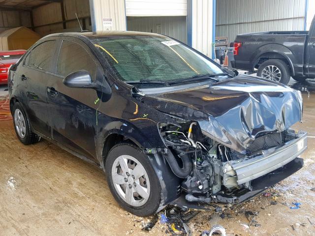 1G1JA5SH1F4205838 - 2015 CHEVROLET SONIC LS BLACK photo 1