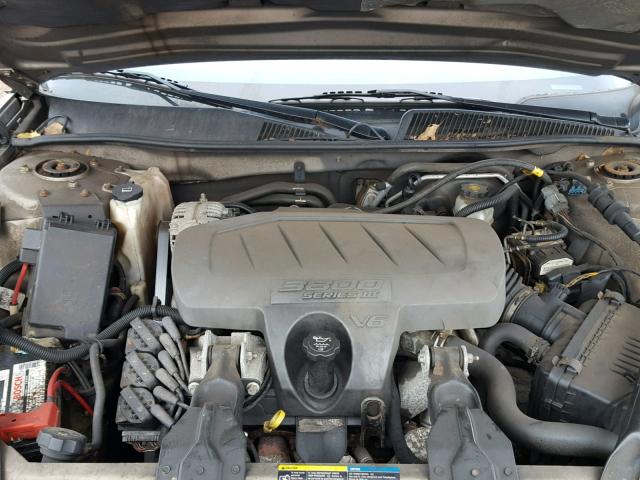 2G4WD582X61225617 - 2006 BUICK LACROSSE C BROWN photo 7