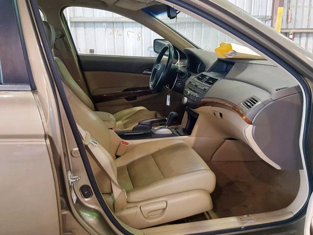 1HGCP26809A088591 - 2009 HONDA ACCORD EXL GOLD photo 5