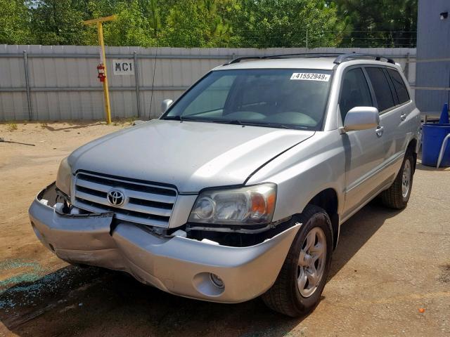 JTEGD21A970159496 - 2007 TOYOTA HIGHLANDER SILVER photo 2