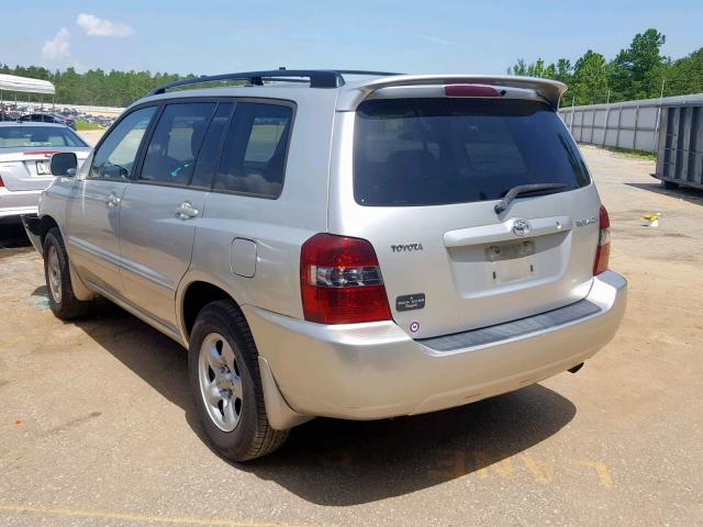 JTEGD21A970159496 - 2007 TOYOTA HIGHLANDER SILVER photo 3