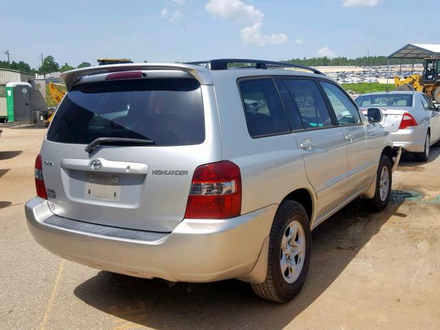 JTEGD21A970159496 - 2007 TOYOTA HIGHLANDER SILVER photo 4