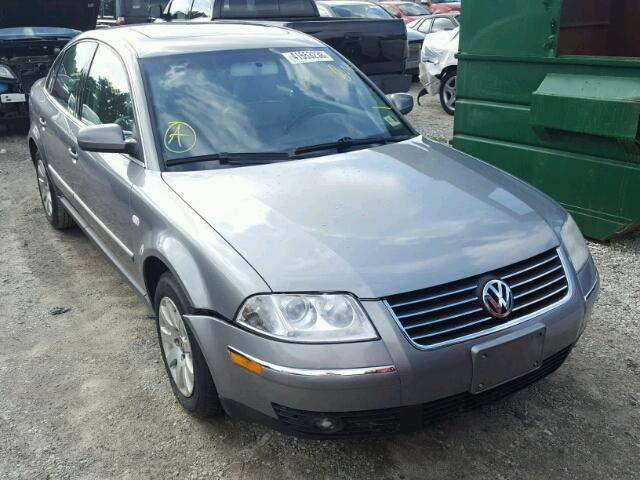 WVWPD63B52P434010 - 2002 VOLKSWAGEN PASSAT GLS GRAY photo 1