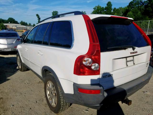 YV1CZ852751202955 - 2005 VOLVO XC90 V8 WHITE photo 3