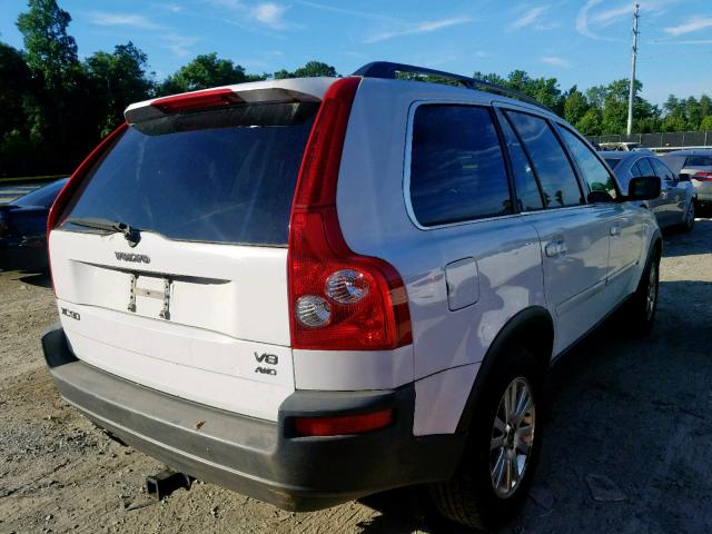 YV1CZ852751202955 - 2005 VOLVO XC90 V8 WHITE photo 4