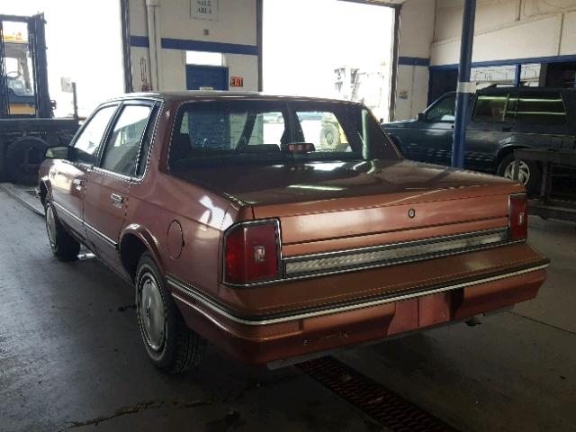 2G3AJ19X7G9357649 - 1986 OLDSMOBILE CUTLASS CI BROWN photo 3