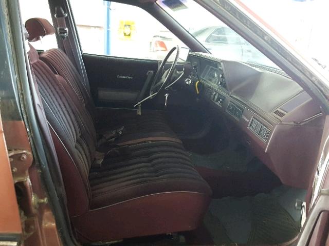 2G3AJ19X7G9357649 - 1986 OLDSMOBILE CUTLASS CI BROWN photo 5