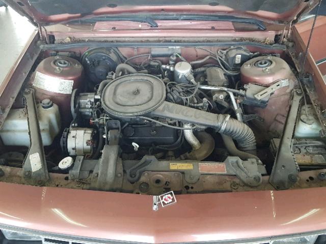 2G3AJ19X7G9357649 - 1986 OLDSMOBILE CUTLASS CI BROWN photo 7