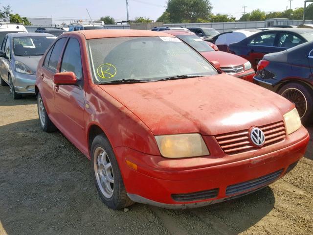 3VWSC29M1XM024314 - 1999 VOLKSWAGEN JETTA GLS RED photo 1